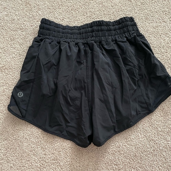 Lululemon black track that shorts 3” - Picture 2 of 4
